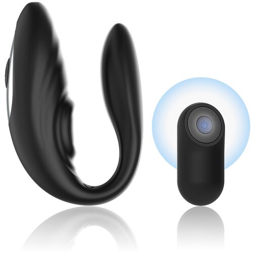 Brilly Glam Couple Pulsing & Vibrating Couple Vibrator with Remote Black Cijene