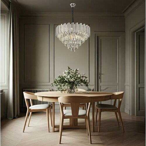 Toolight Visilica s kristalima G051-CP 50CM Chrome Slike
