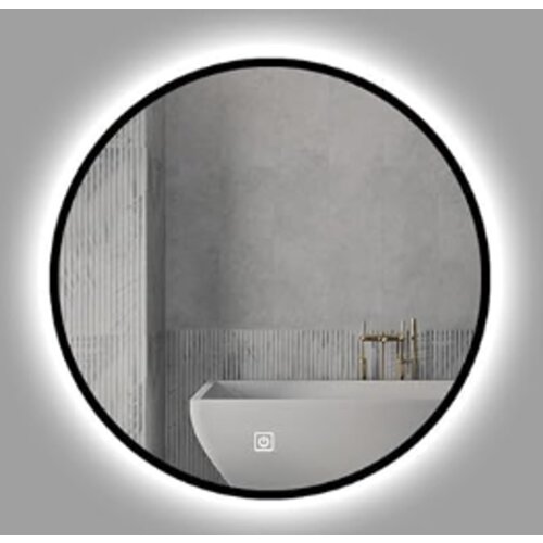 Ceramica lux Ogledalo alu-ram fi70, matt black, touch-dimer pozadinski- CL30 300027 Cene