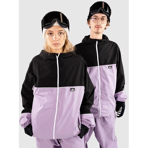 Check The Feed Daily 2 Color Jakna lavender & black Cene