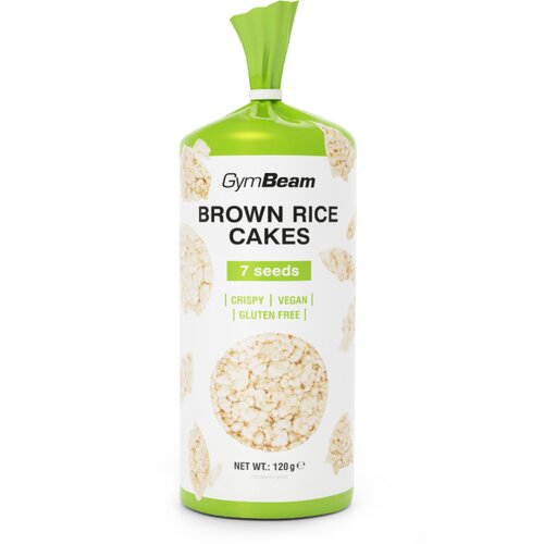 GymBeam brown rice cakes 120 г 7 seeds Slike