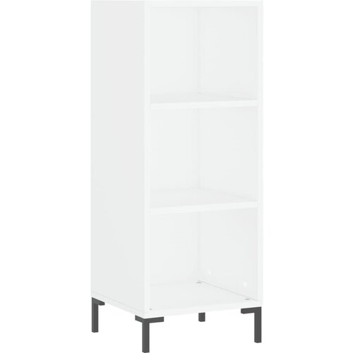 Maison Chic Komoda - Predalnik bela 34,5x32,5x90 cm inženirski les, (21716378) Slike