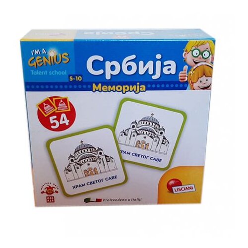 Lisciani mali genije igra memorije srbija Cene