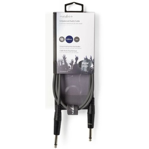  COTH23000GY15 Mono audio kabl, 6.35 mm Muski na 6.35 mm Muski, Nickel Plated, 1.50 m, Okrugli, PVC Cene