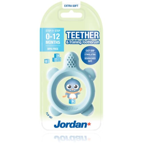 Jordan Step by Step 0-12m zobna &amp;scaron;četka in grizalo 1 kos Slike