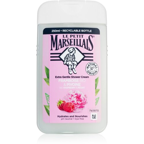Le Petit Marseillais Raspberry &amp;amp; Peony Bio kremasti gel za prhanje 250 ml Slike
