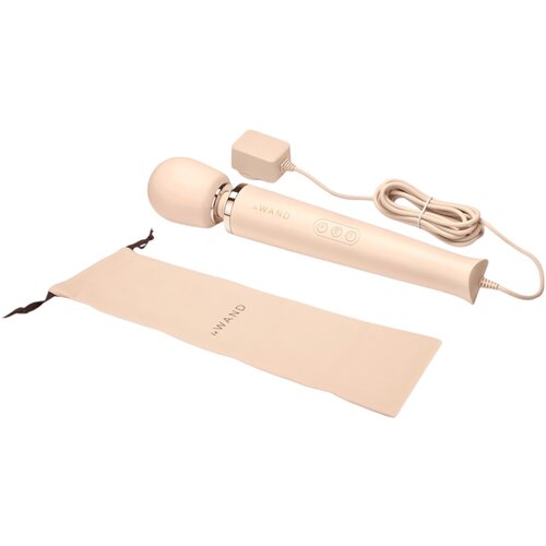 Le Wand plug-In masažni vibrator, krem Slike