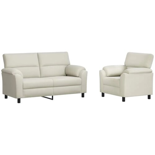 Set sofe 2 pcs Krem Bar&amp;scaron;un - Krem Jednostruka + Dvostruka (140 cm) Slike