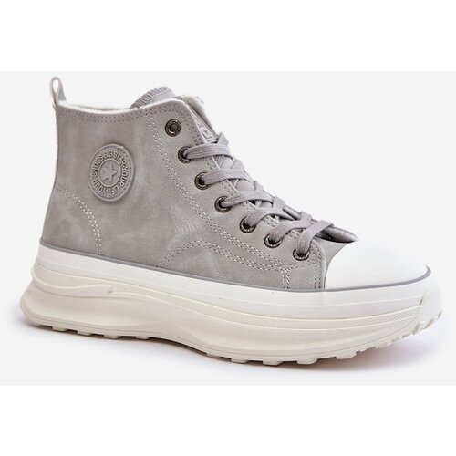 Big Star Insulated women&amp;#039;s platform sneakers grey Slike