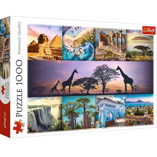 Trefl Afrika kolaž puzzle od 1000 dijelova visoke kvalitete - Cijene