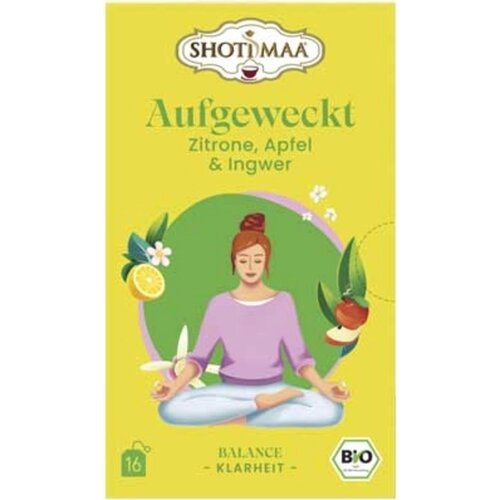 BIO čaj "Aufgeweckt" - limun, jabuka i đumbir - 16 vrećica čaja Cijene
