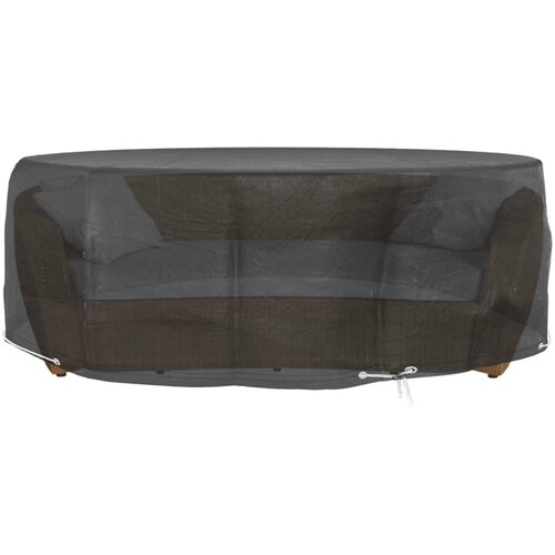 Maison Chic Prevleka za zunanjo pohi&amp;scaron;tvo - Prevleka za ležalnik z 10 obročki &amp;Oslash;236x67 cm okrogla, (21795182) Slike