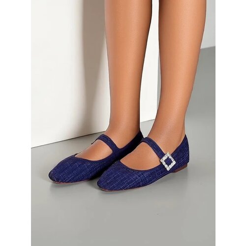 Resti Women&amp;#039;s checked ballet flats with a buckle and strap Riffos Slike