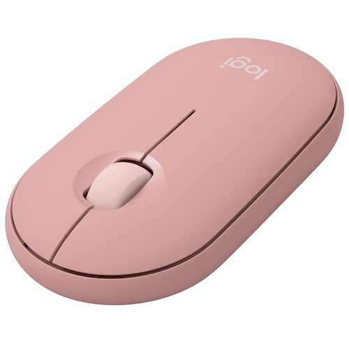 Logitech Pebble Mouse 2 M350s roze Bluetooth mi&amp;scaron; Slike