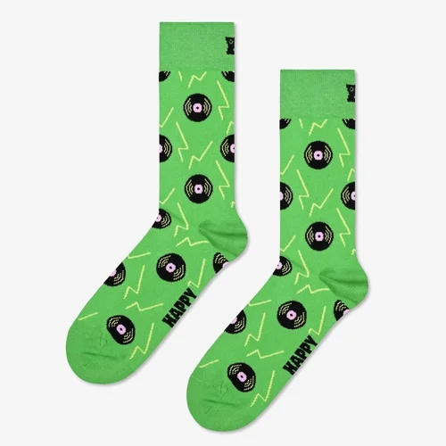 Happy Socks Dokolenke VINYL GREEN SOCK Zelena