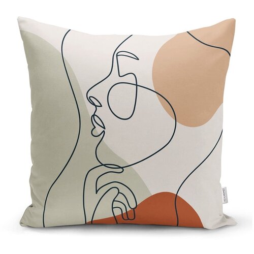 Minimalist Cushion Covers jastučnica Pastel Drawing Face, 45 x 45 cm Cijene