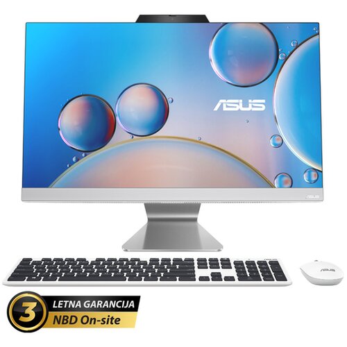 Asus a3402 23,8 (60,45cm) fhd i5-1335u 16gb 1tb windows 11 pro tipkovnica + miška bel aio računalnik (a3402wvak-wb53d0x) Cene