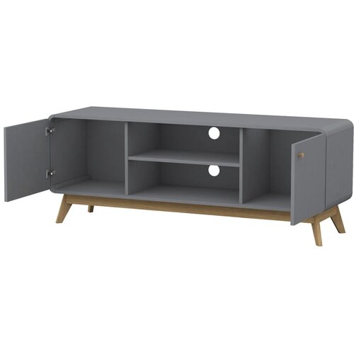 St&amp;oslash;raa Siva TV omarica 140x53 cm Caitlin &amp;ndash; Slike