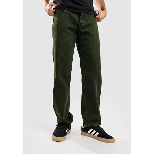 Blue Tomato Dye Relaxed Kavbojke green Cene