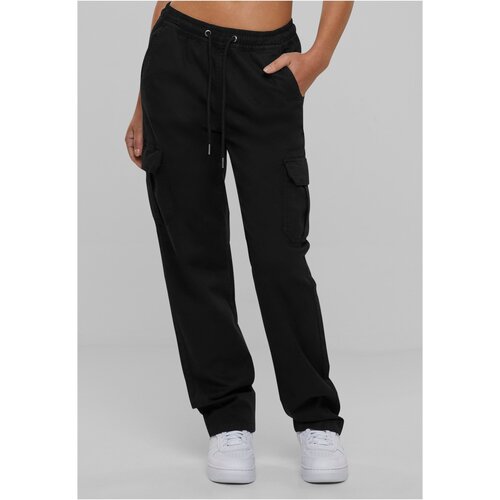 UC Ladies Ladies High Waist Twill Cargo Pants black Slike