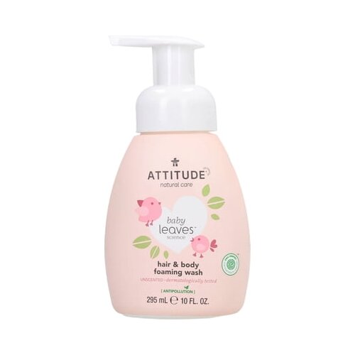 Attitude baby Leaves 2in1 Hair &amp;amp; Body Foaming Wash - Fragrance Free Slike