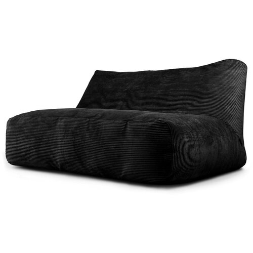 SLOWDOWN Črna vreča za sedenje iz rebrastega žameta Sofa Tube 160 – Cene