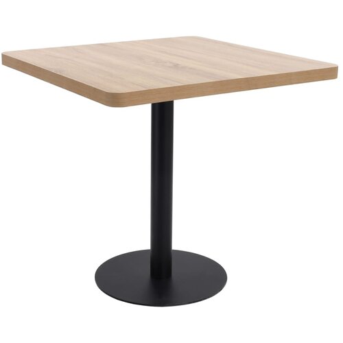 Bistro stol svjetlosmeđi 80 x 80 cm MDF Cene