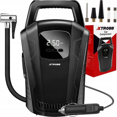  12V auto kompresor LCD 10 bara + LED lampa 12W Cijene