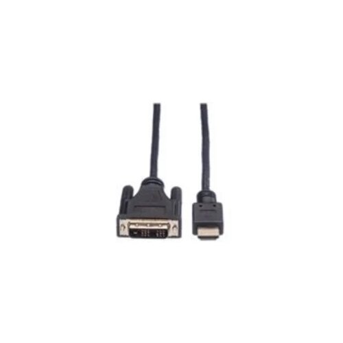 Roline DVI / HDMI priključni kabel DVI-D 18+1-polni utikač, HDMI A utikač 1.50 m crna 11.04.5516 sa zaštitom, utikač pri Cijene