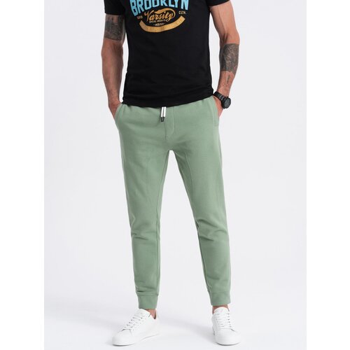 Ombre Men's jogger sweatpants - green Cene