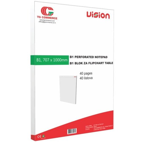 Vision Blok za flipchart tablu Slike