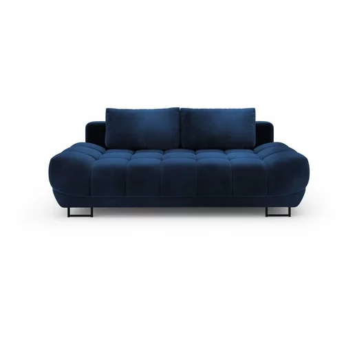 Windsor & Co Sofas kraljevsko plavi baršunasti trosjed na razvlačenje cirrus
