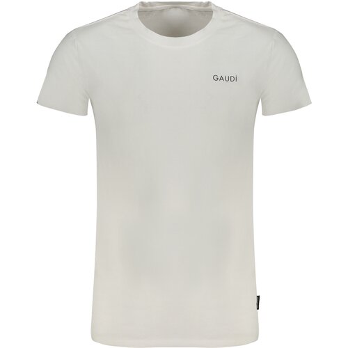Gaudi GAUD&amp;Igrave; MEN&amp;amp;#39;S WHITE SHORT SLEEVE T-SHIRT Slike