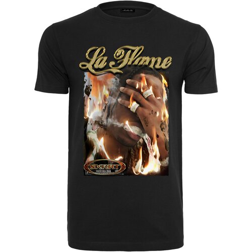 Mister Tee Black La Flame T-shirt Slike