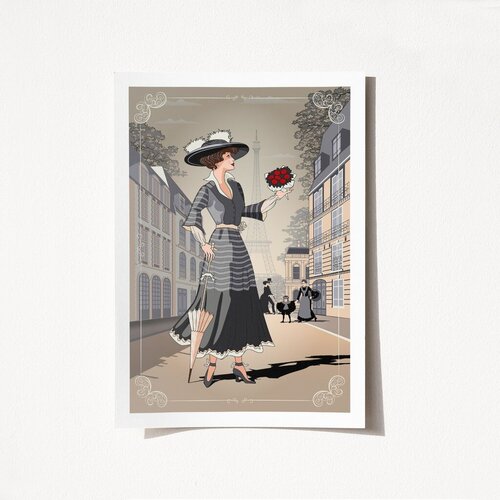 Wallity Poster Francuska Pariz-1969, 42x59,4 cm Cijene