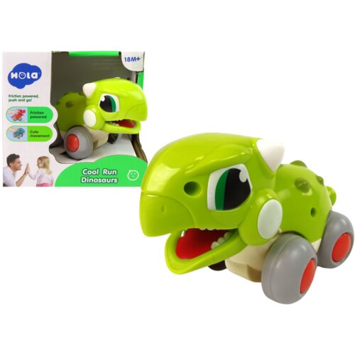 Dinosaur On Wheels Green Figure Cene