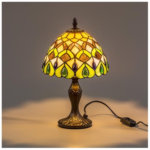 Brilagi tiffany vitražna stona lampa margaret 1xE14/40W/230V Cene
