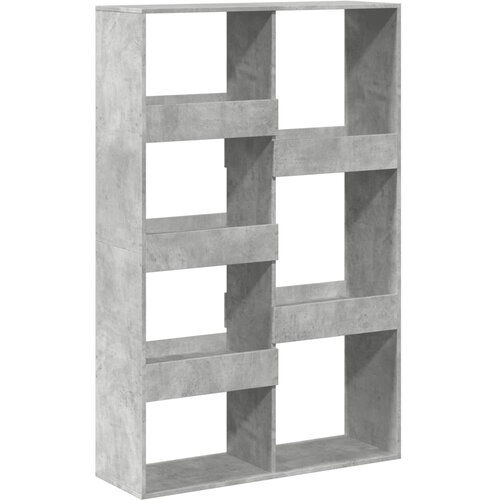 Maison Chic Knjižna omara - Knjižni regal betonsko siva 100x33x155,5 cm inženirski les, (21725169) Slike