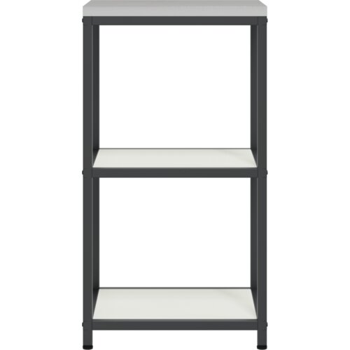 VidaXL polica za skladi&amp;scaron;tenje hrane bijela 60 x 50 x 92 cm čelik Slike