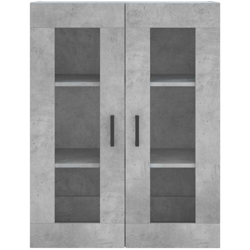vidaXL Visoka komoda betonsko siva 69,5x34x180 cm inženirski les Cene