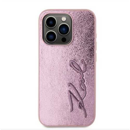 Karl Lagerfeld iPhone 15 Pro Max Ovitek za telefon Roza Slike