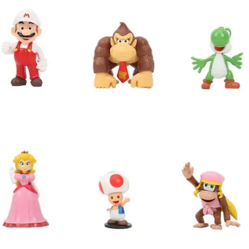 Prestige Figures Super Mario Bros - Mario Yoshi Luigi (mini set of 6pcs) v4 Cene