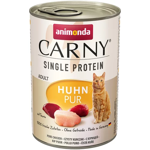 Animonda Varčno pakiranje Carny Single Protein Adult 24 x 400 g - Piščanec