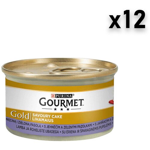 Gourmet Gold pašteta za mačke, jagnjetina i pačetina, 12x85g Cene