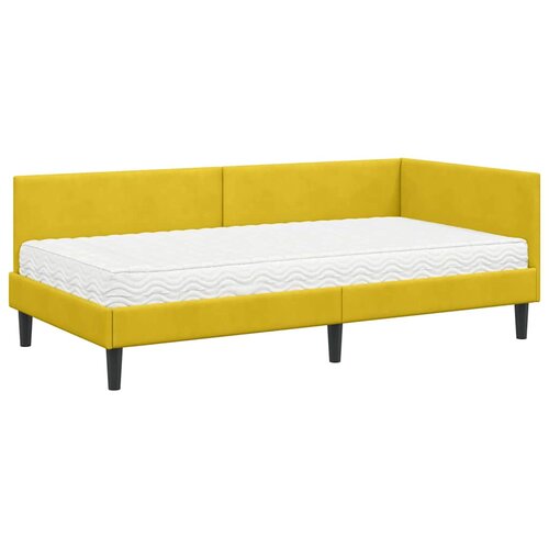  Kutni krevetni okvir s madracem 2 kom. Žuta 90 x 200 cm Bar&amp;scaron;un Slike