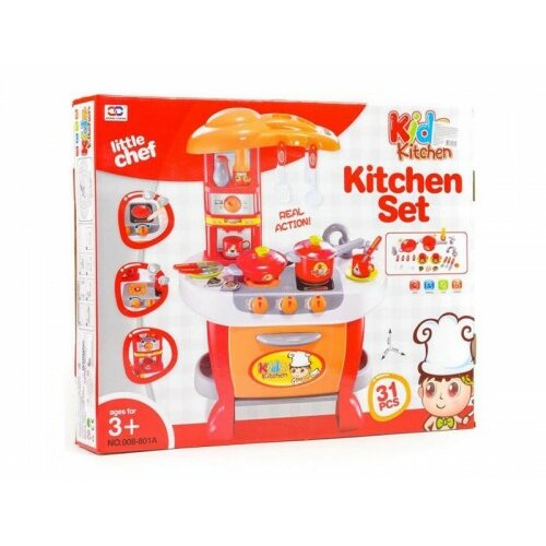 Qunsheng igračka kuhinja sa dodacima crvena toys Slike