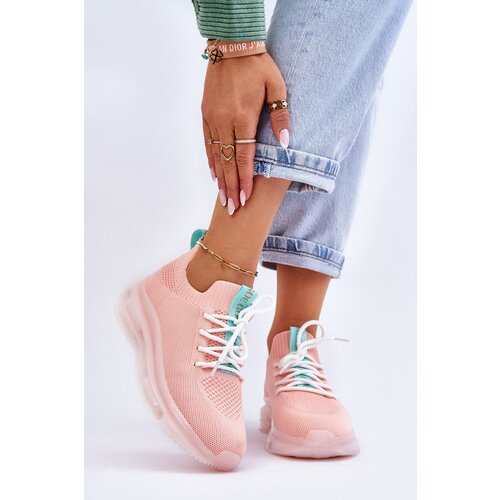 Kesi Women&amp;#039;s slip-on sock shoes GOE JJ2N4081 Light pink Slike