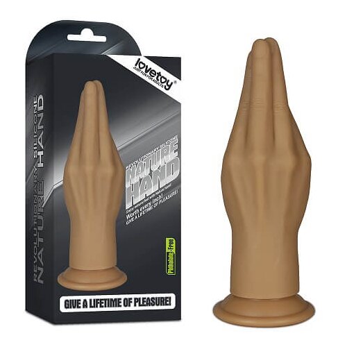  Ruka za fisting sa skupljenim prstima &amp;mdash; 18 cm, prečnik 3,8 cm &amp;mdash; LVTOY00009 Slike