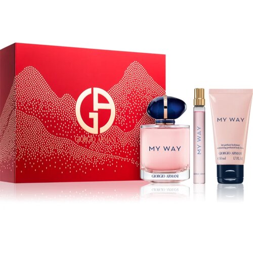 Armani My Way set: EDP 90 ml + losion za tijelo 50 ml + EDP 10 ml za žene Slike