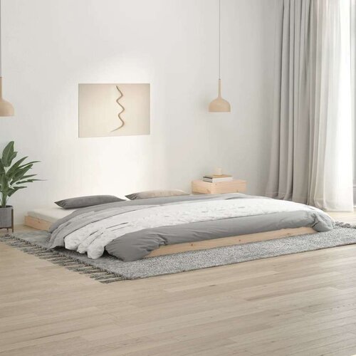  Za krevet 200 x 200 cm od masivne borovine Slike